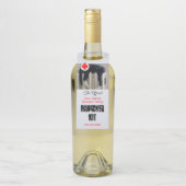 猫の二日おもしろい酔いグルームパーティーボトルハンガー ボトルネックタグ (ボトル)