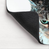 猫の人々および馬鹿のmousepad マウスパッド (コーナー)