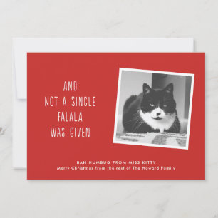 猫の人々のためのおもしろいなペットクリスマスカード シーズンカード