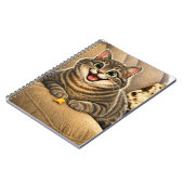 猫の似顔絵 ノートブック (左側)