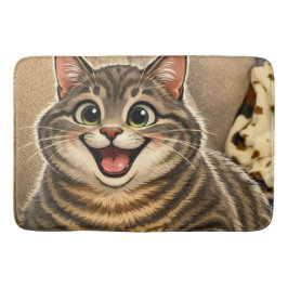 猫の似顔絵 バスマット