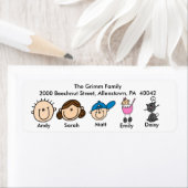 猫の住所 シール (インサイチュ)