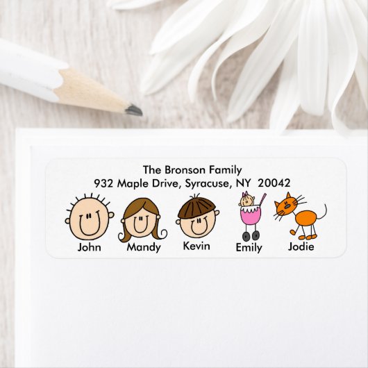 猫の住所 シール (インサイチュ)