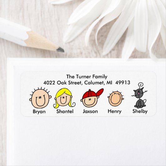 猫の住所 シール (インサイチュ)