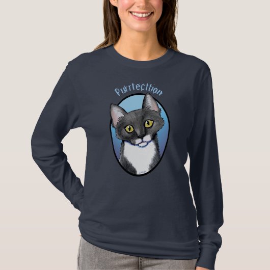 猫の保護 Tシャツ (正面)