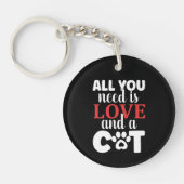 猫の健康の問題 キーホルダー (正面)