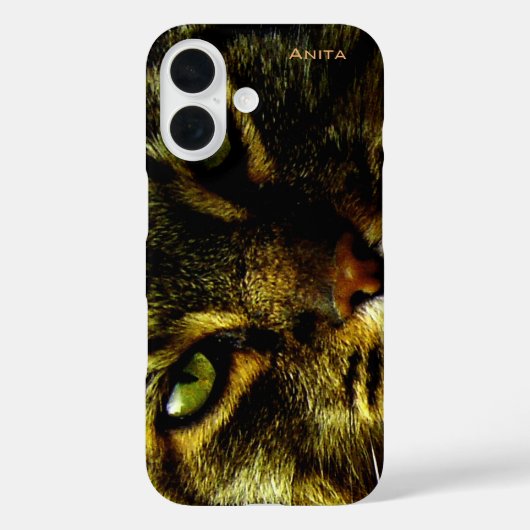 猫の催眠術のような目 Case-Mate iPhoneケース (裏面)