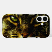 猫の催眠術のような目 Case-Mate iPhoneケース (裏面 (横))