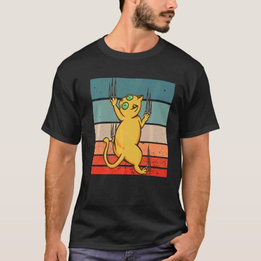 猫の傷 Tシャツ (正面)