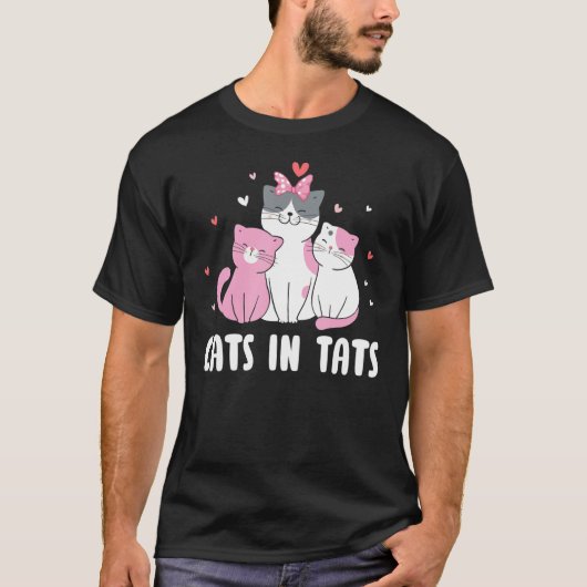 猫の入れ子猫の入れ子猫 Tシャツ (正面)