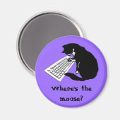 猫の入力 マグネット (正面/裏面)