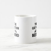 猫の全人口が友達のコー最高のヒーだ コーヒーマグカップ (中央)