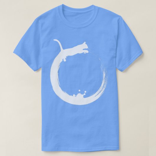 猫の円アート Tシャツ (デザイン正面)
