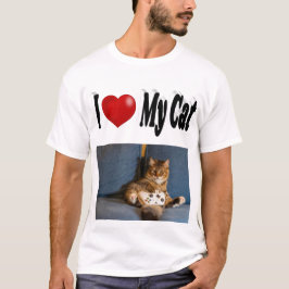 猫の写真が大好き Tシャツ