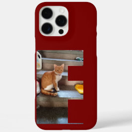 猫の写真と名前、F、カスタム Case-Mate iPhoneケース iPhone 16 Pro Maxケース