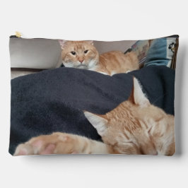猫の写真のショルダーバッグ アクセサリーポーチ