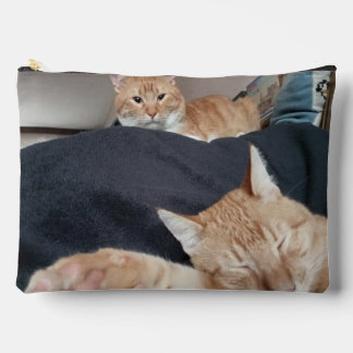 猫の写真のショルダーバッグ アクセサリーポーチ