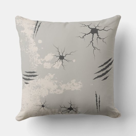 猫の写真は可愛いモノいけなは持てカスタムない クッション (裏面)