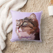 猫の写真を簡単に追加 クッション (ブランケット)