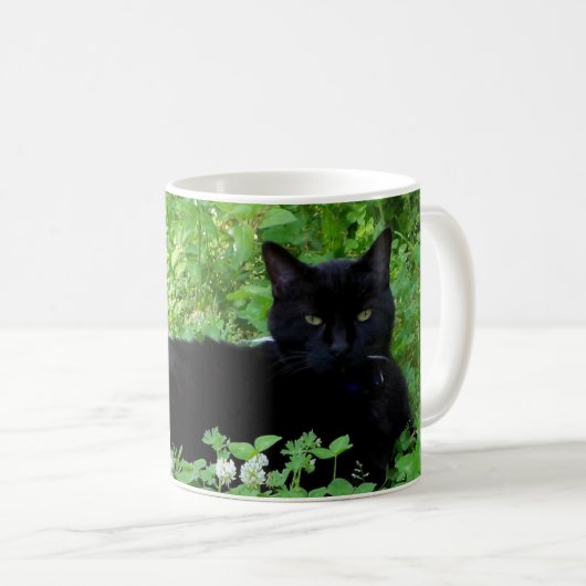 猫の写真入りコーヒーマグ コーヒーマグカップ (正面右)