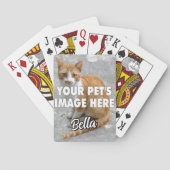 猫の写真 トランプ (裏面)