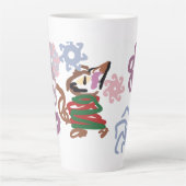 猫の冬 カフェラテマグ (正面)