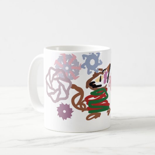 猫の冬 コーヒーマグカップ (正面左)