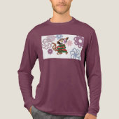 猫の冬 トライブレンドTシャツ (正面)