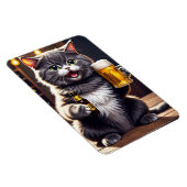 猫の冷蔵庫マグネット - 面白いギフト マグネット (右側)