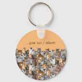 猫の出会いポイント – かわいい キーホルダー (裏面)