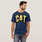 猫の動物ペットギフト Tシャツ (正面フル)