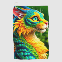 猫の動物 ゴルフタオル