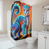 猫の動物 シャワーカーテン (インサイチュ)