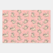 猫の包み紙、猫の包み紙 ラッピングペーパーシート (正面2)