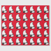 猫の包装紙 ラッピングペーパー (フラット)