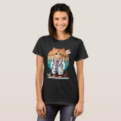 猫の医者 Tシャツ (正面フル)