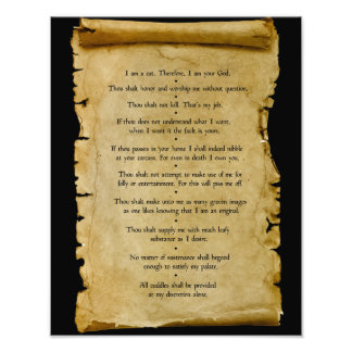 猫の十戒 フォトプリント