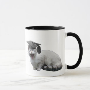 猫の卒業のマグ マグカップ