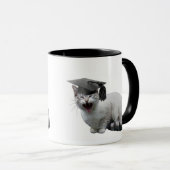 猫の卒業のマグ マグカップ (正面右)
