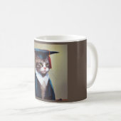 猫の卒業生 コーヒーマグカップ (正面右)