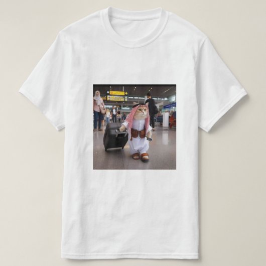 猫の参加 Tシャツ (デザイン正面)