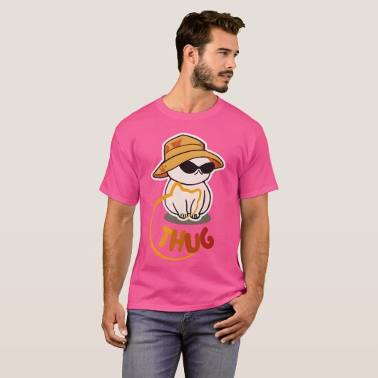 猫の友人たち Tシャツ (正面フル)