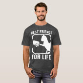 猫の友人のための生活友人 Tシャツ (正面フル)