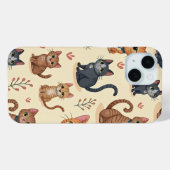 猫の友恋しく思達 Case-Mate iPhoneケース (裏面 (横))