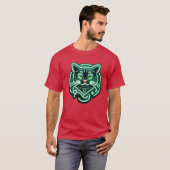 猫の友達の壮麗さ Tシャツ (正面フル)