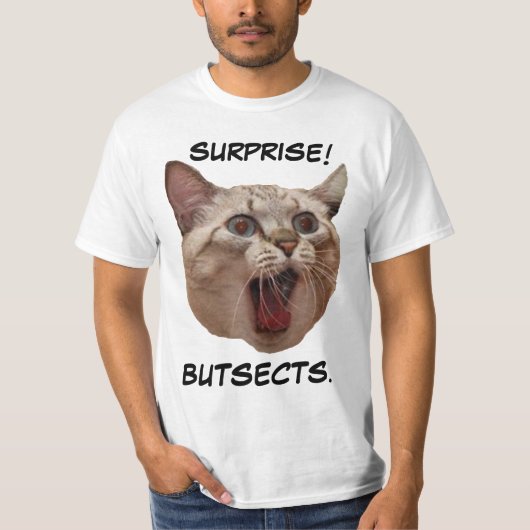 猫の叫びButsects Tシャツ (正面)