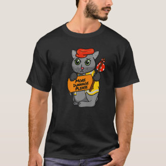 猫の同僚 Swagazon アソシエイト ダナージをもっとください Tシャツ