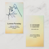猫の名刺 名刺 (正面/裏面)