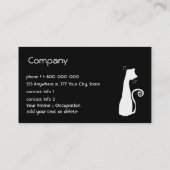 猫の名刺 名刺 (裏面)