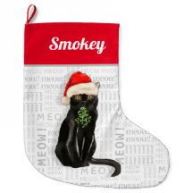 猫の名前ブラックボンベイ猫クリスマス